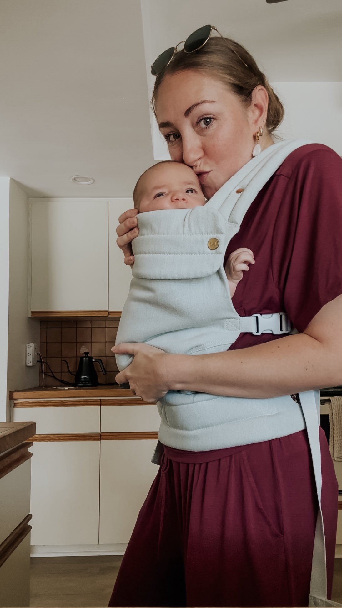 Instagram post by @melissagracetablada for Kindred Bravely. Caption reads: [...] Feels like butter - everything....