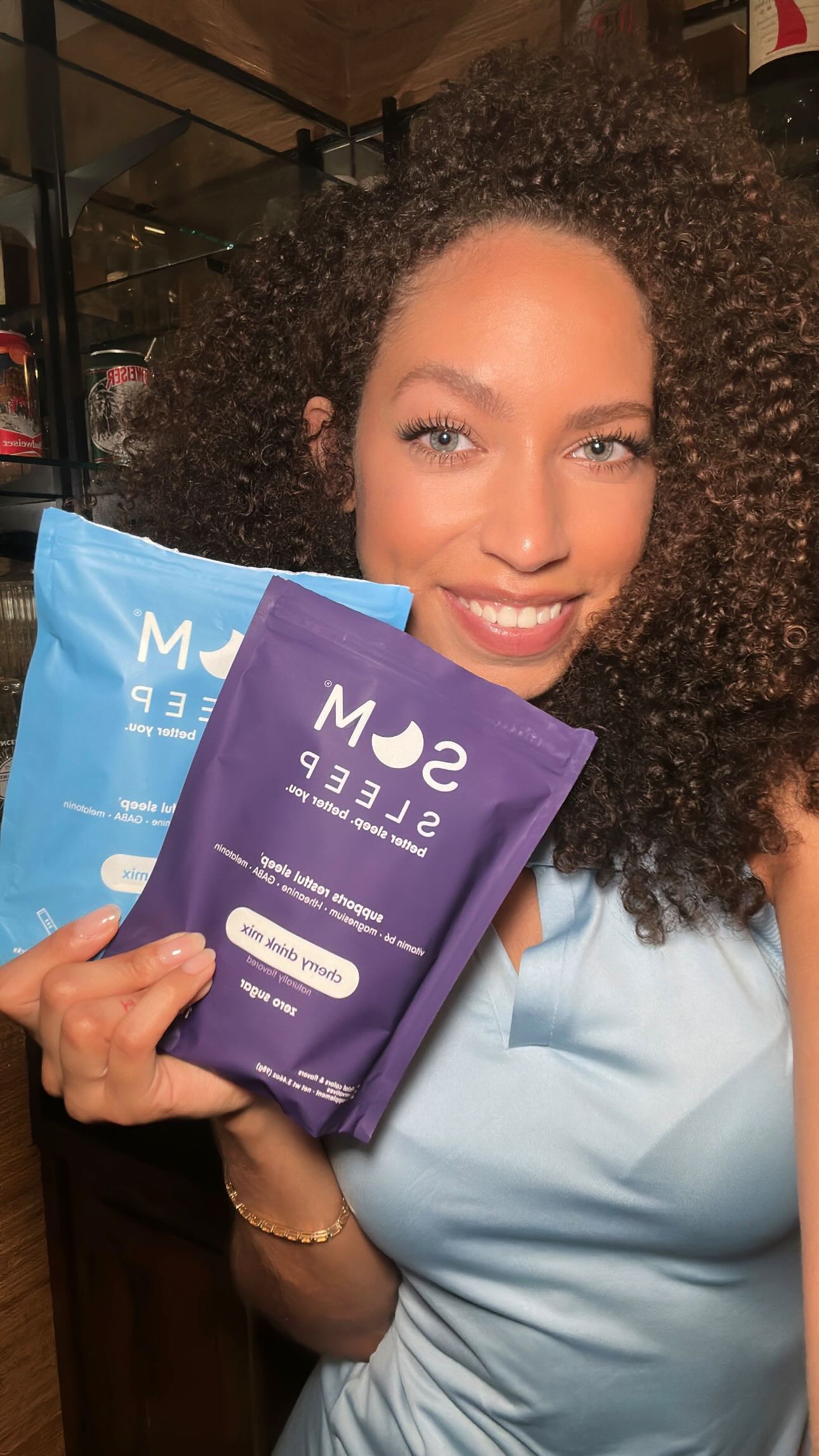 Instagram post by @iamkassianbriana for Som Sleep. Caption reads: @getsomsleep 🌙 #ad #somsleep
Som Sleep typically....