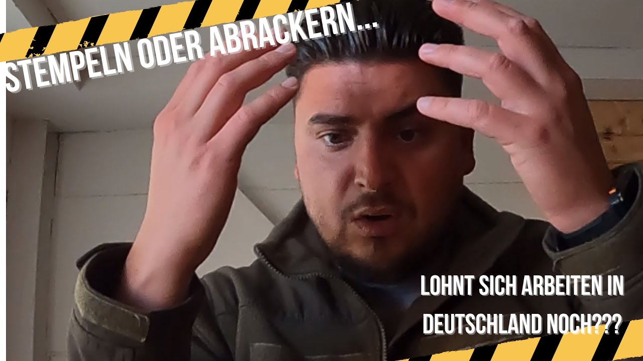 YouTube post by @derMackermitdemBagger for Holy Squad. Caption reads: I give up and emigrate....