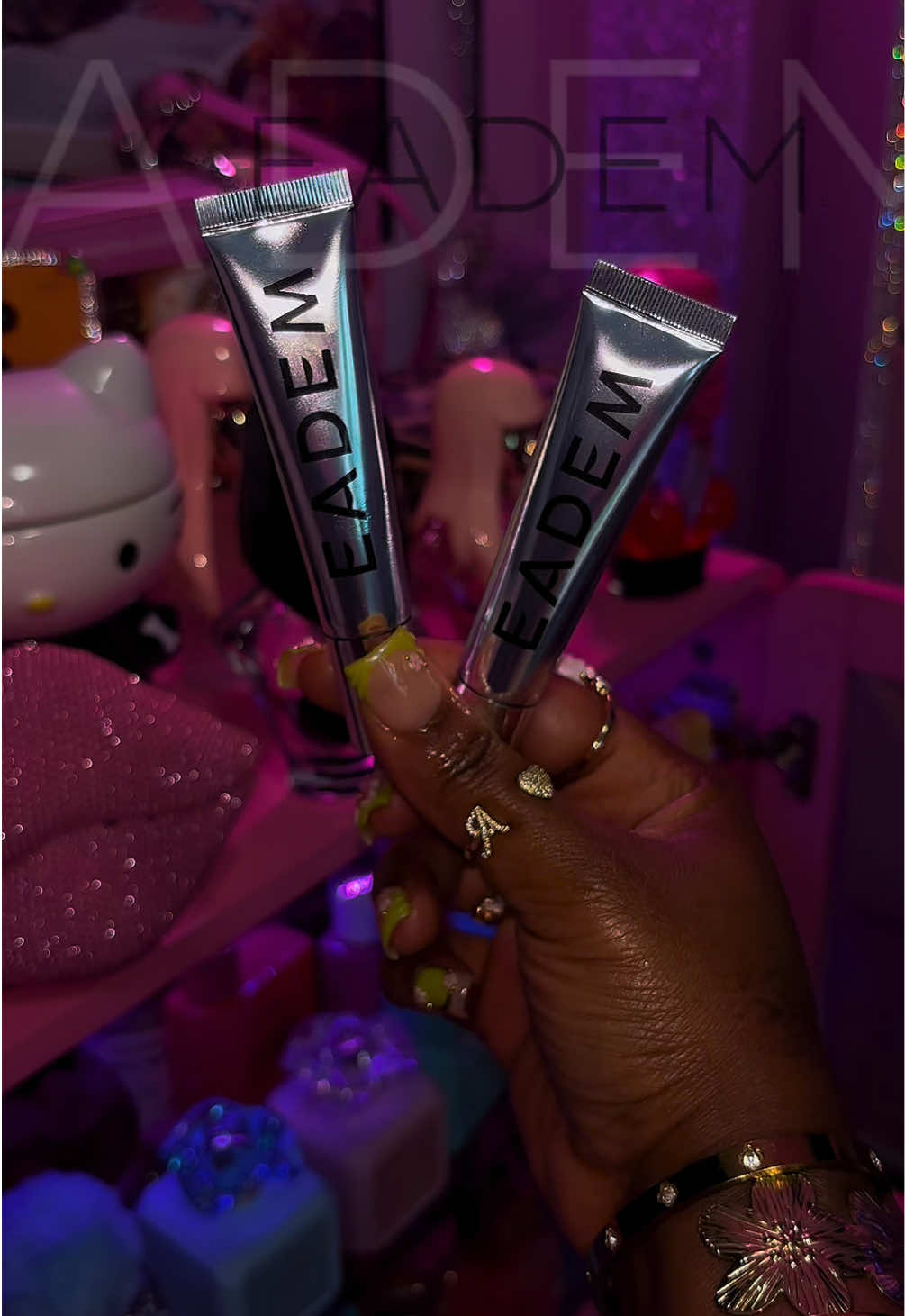 TikTok post by @deyj_loaf for Eadem. Caption reads: Love a good lip balm & @EADEM literally has THE....