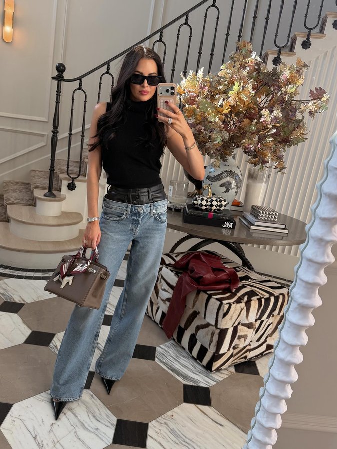 Instagram post by @rachparcell for Bloomingdale's. Caption reads: Loving my new look from @bloomingdales! Comment....