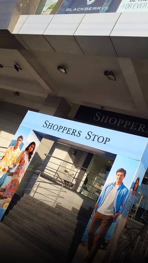 Instagram post by @raveena.vishal for Shoppers Stop. Caption reads: Not just a shopping trip, it’s a whole core memory....