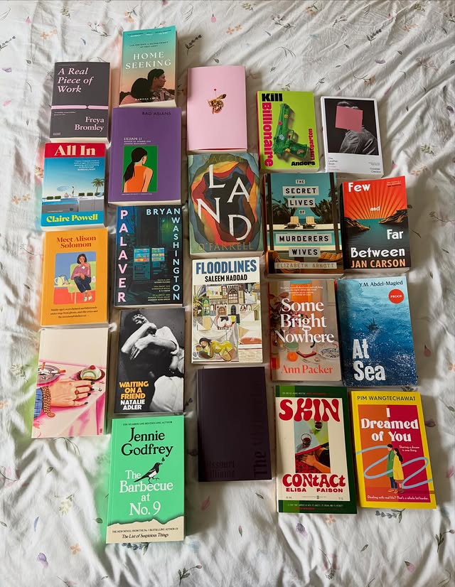 Instagram post by @lucy.reads.lots for Viking Books. Caption reads: Bi-weekly bookmail 🌙

Happy Sunday! Here’s the....