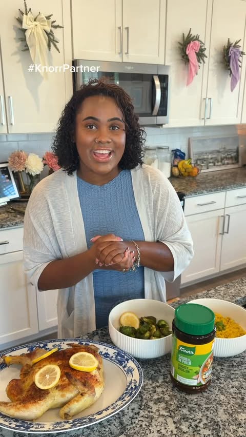 Instagram post by @kendriyanawilson for Knorr US. Caption reads: @knorr is at @krogerco and together they’re making....