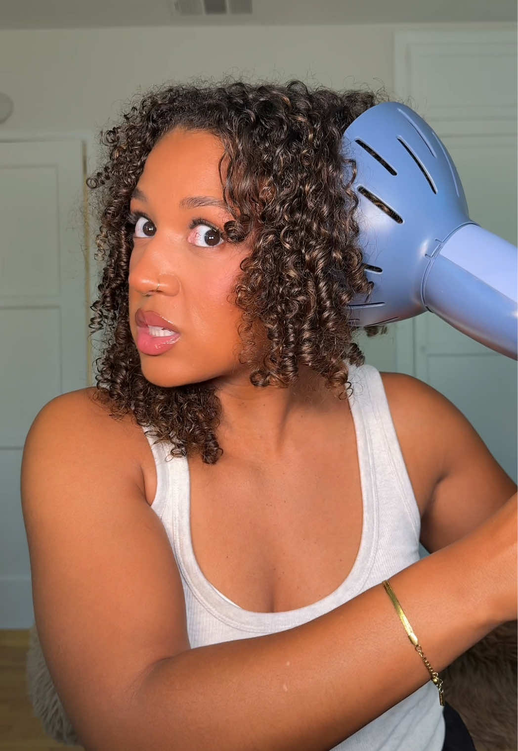 TikTok post by @herfavoritefinds for Conair. Caption reads: [...] with my deep conditioning treatments #conair....