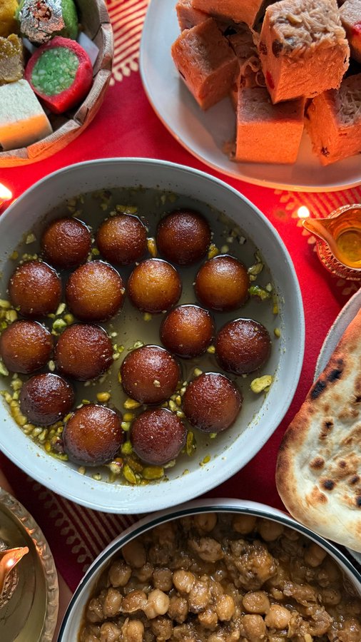 Instagram post by @alicaspepperpot for Shan Foods. Caption reads: 🪔✨One of my favorite parts of Diwali is the....