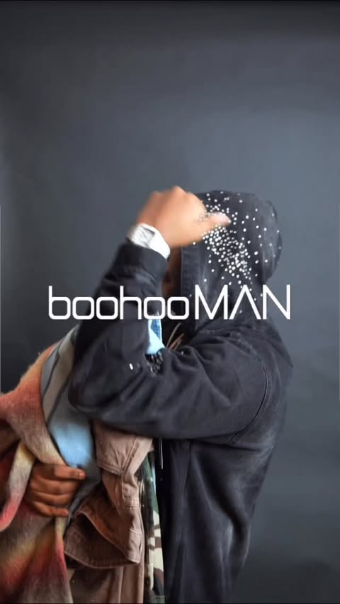 Instagram post by @kidathegreat for boohooMAN. Caption reads: @boohoomanofficial Cyber promo is 60% off.