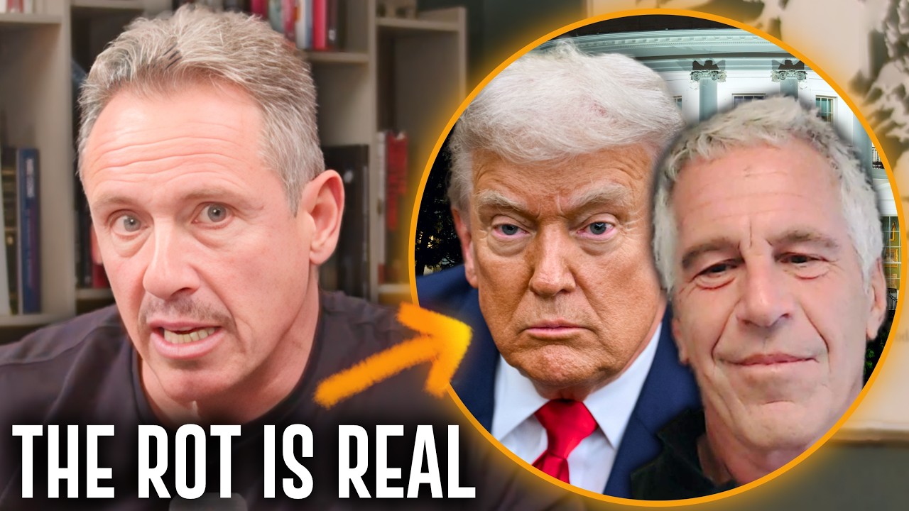 YouTube post by @chriscuomo for Laundry Sauce. Caption reads: America’s Political Meltdown Is Here.