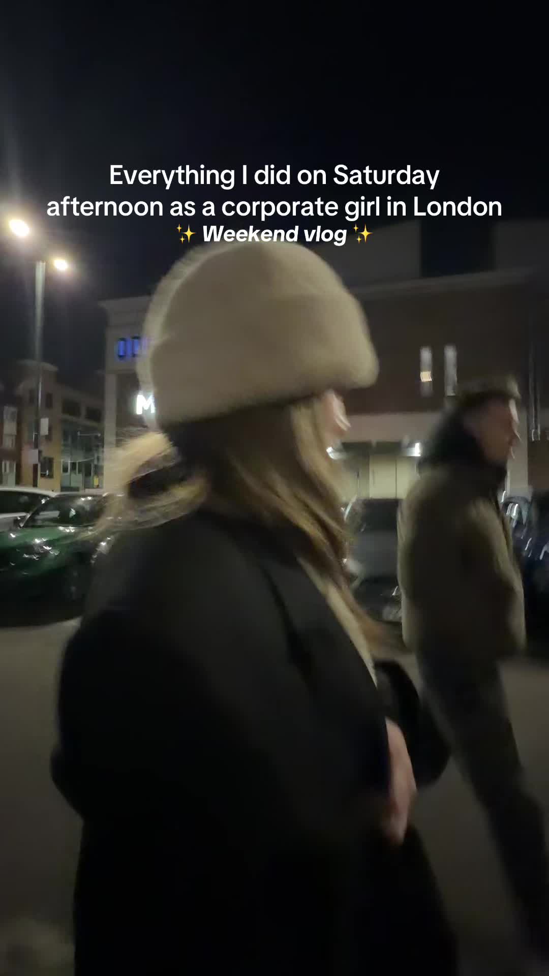 TikTok post by @onelane_studios for Shark Beauty. Caption reads: [...] #eveningvlog #eveningroutine #corporategirl ....