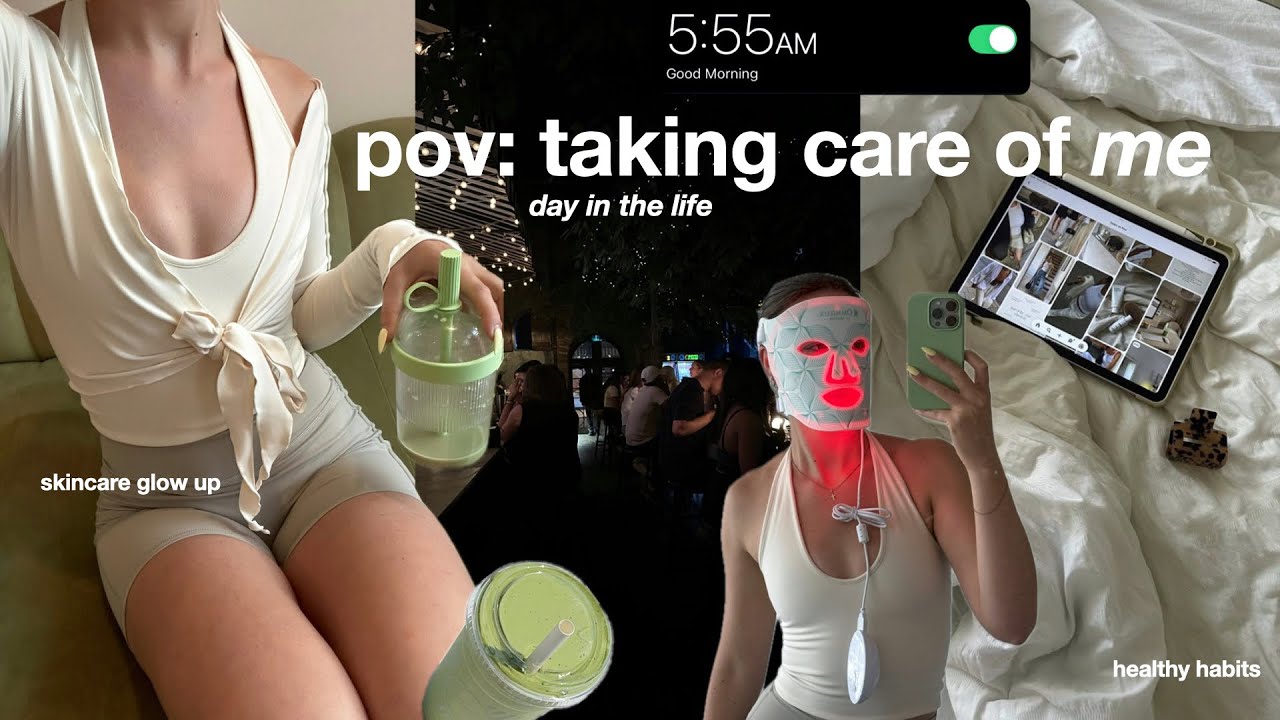 YouTube post by @VanessaTiiu for Astrid & Miyu. Caption reads: 6AM WELLNESS DAY W/ME🍵🤍early Pilates class,....