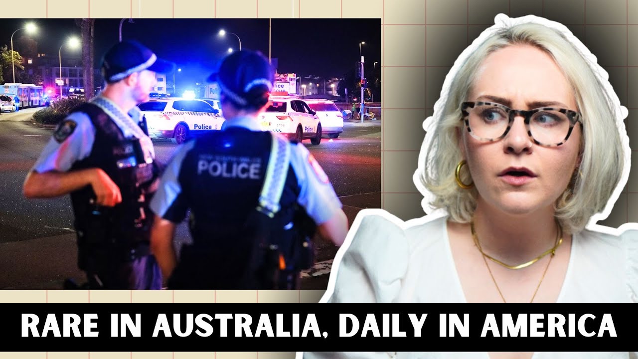 YouTube post by @LeejaMiller for Quince. Caption reads: What The US Can Learn From Australian Gun Reform.