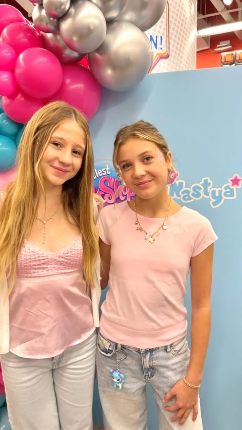 Instagram post by @stella.fam for Five Below. Caption reads: [...] x Like Nastya event at @FiveBelow! #ad From....