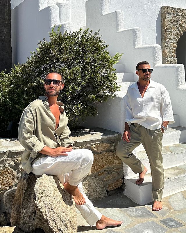 Instagram post by @arasvedeniz for Soho House. Caption reads: We are Fine People🤍🌿 @finepeoplecommunity....