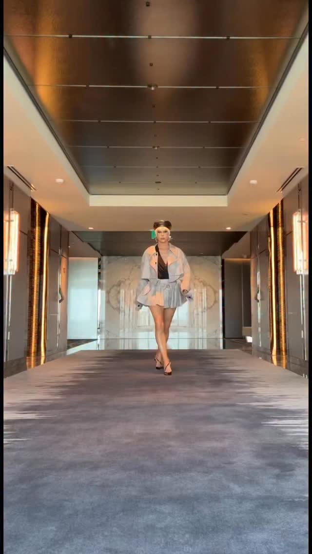 Instagram post by @trinitythetuck for Tubi. Caption reads: Press week for the launch of @tubi Australia....