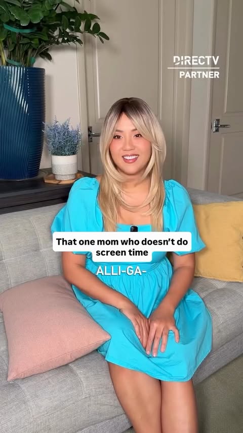 Instagram post by @jackiefern for DIRECTV. Caption reads: [...] parenting secret to no screen time is....