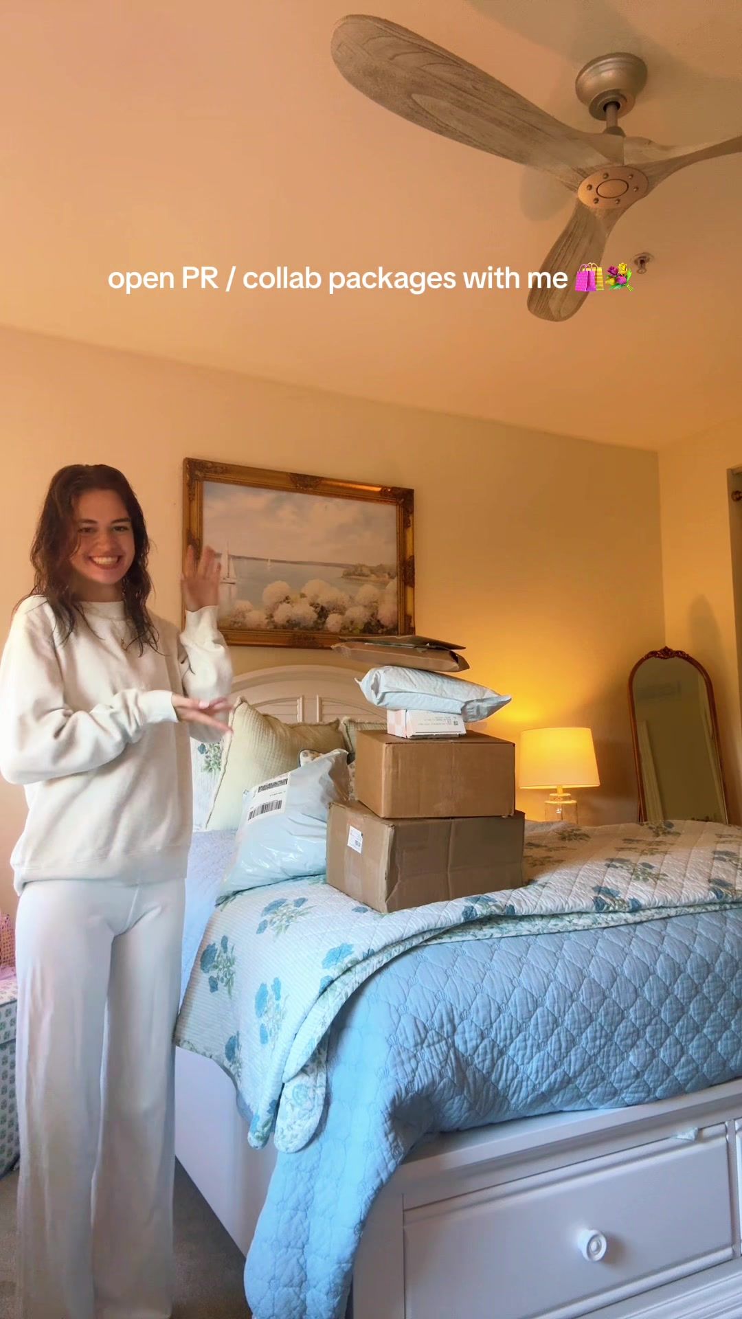 TikTok post by @rileybtaylor for Pela Case. Caption reads: [...] awaited unboxing! thank you @Fahlo @Pela....