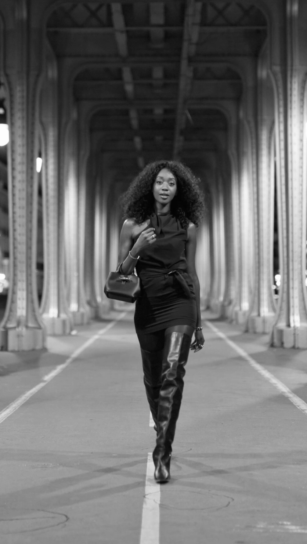 Instagram post by @emmanuellek_ for Longchamp. Caption reads: @longchamp Roseau is calling! One bag from day to....