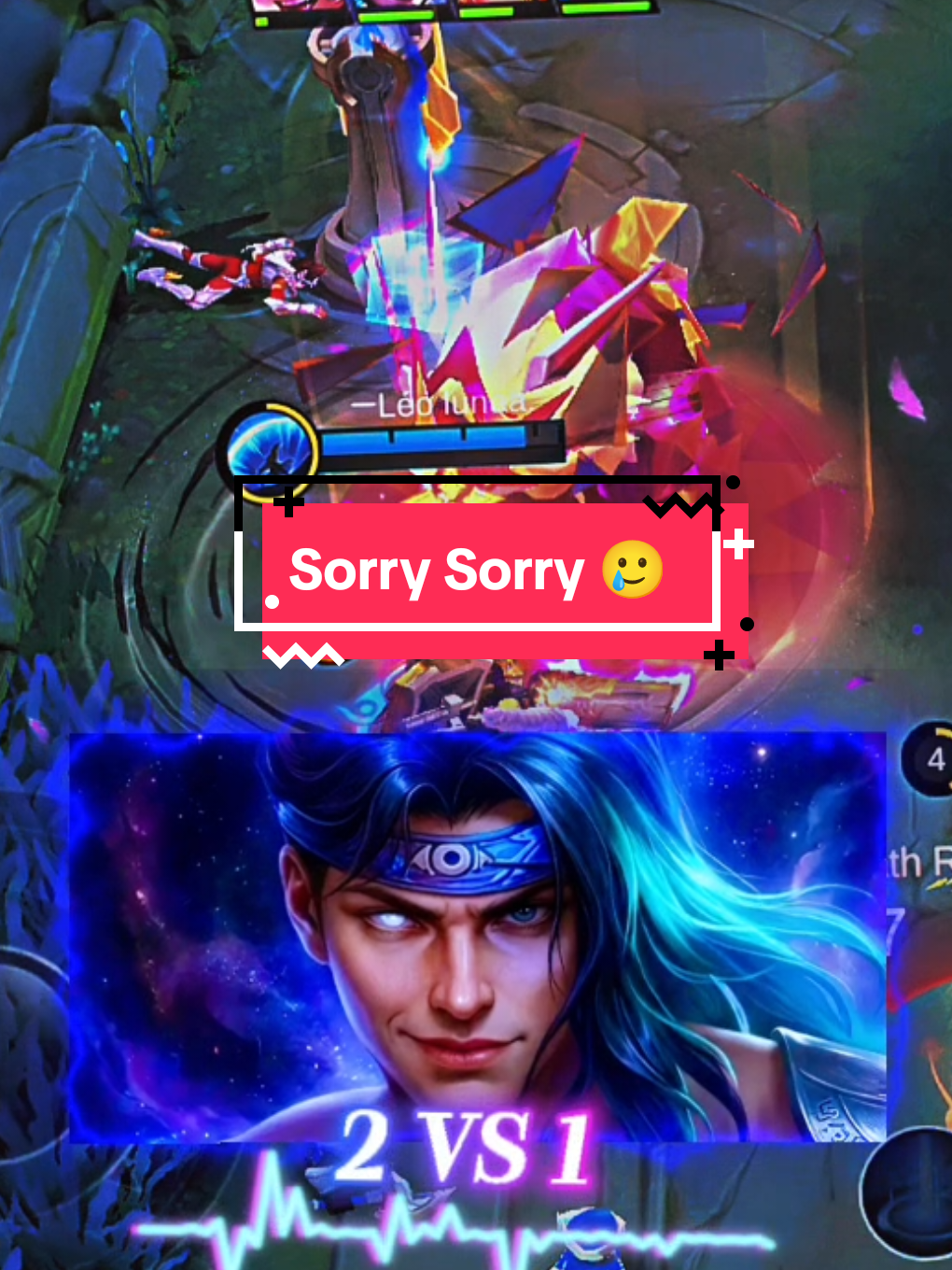 TikTok post by @kaixoboyml for MLBB TOP CREATION. Caption reads: [...] Game id 15527342 Server id 1650 @MLBB TOP....