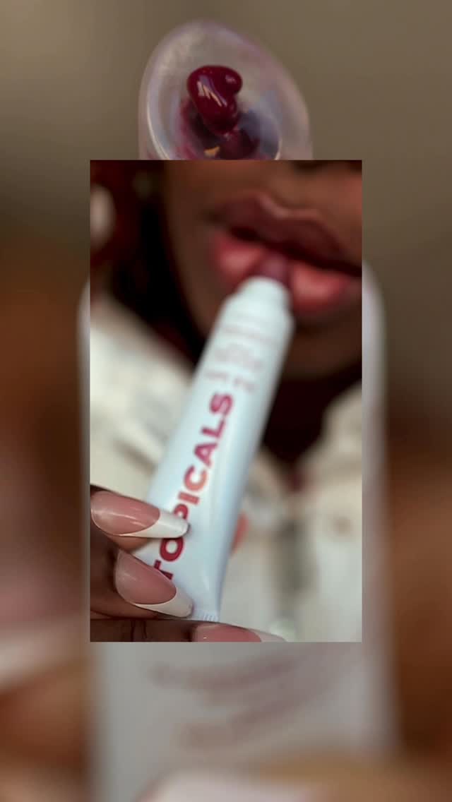 Instagram post by @ronkeraji for TOPICALS. Caption reads: Of course I had to show the BTS of how I shot my....