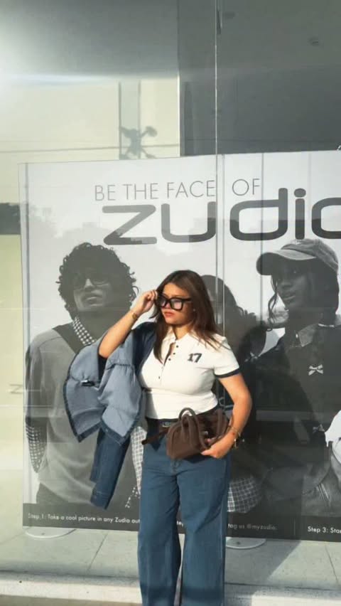 Instagram post by @deepansh1i for Zudio. Caption reads: Fresh store. Fresh fits. Fresh season. ✨ Zudio’s....