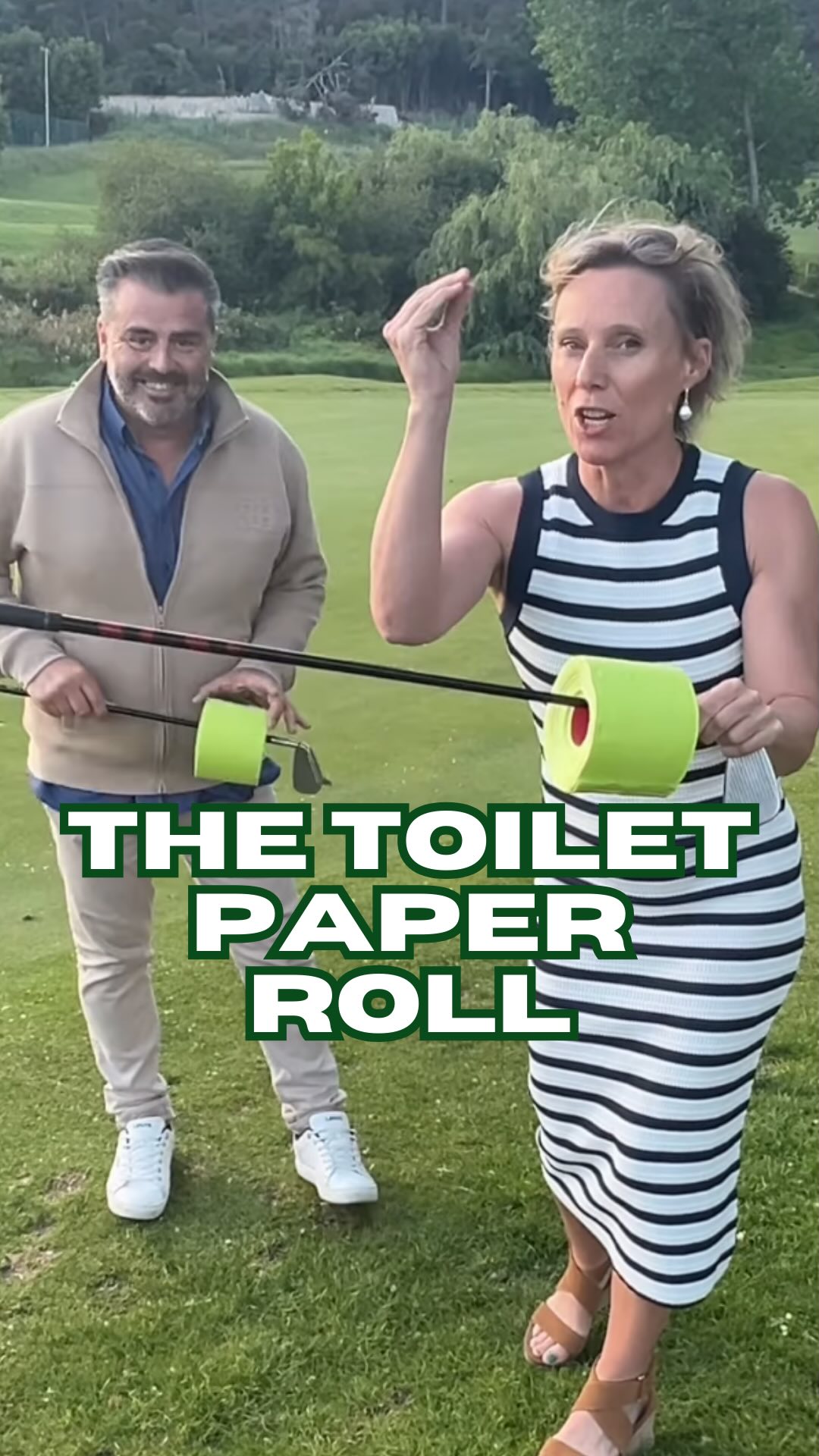 Instagram post by @kerrymahergolf for TaylorMade Golf. Caption reads: Introducing Eddie, our new friend in Caiscais....