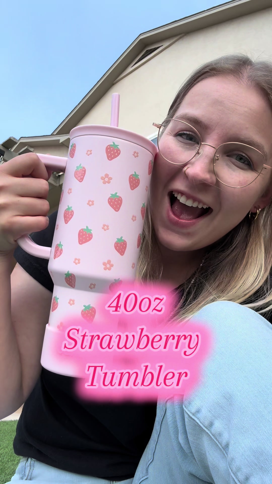 TikTok post by @mrs.spicydorito for Sandjest. Caption reads: @Sandjest Shop #tumblercups #tumblers #sandjest....