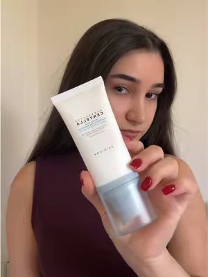 TikTok post by @agnessphere for Hwahae US. Caption reads: @SKIN1004 US is an award-winning hypoallergenic....
