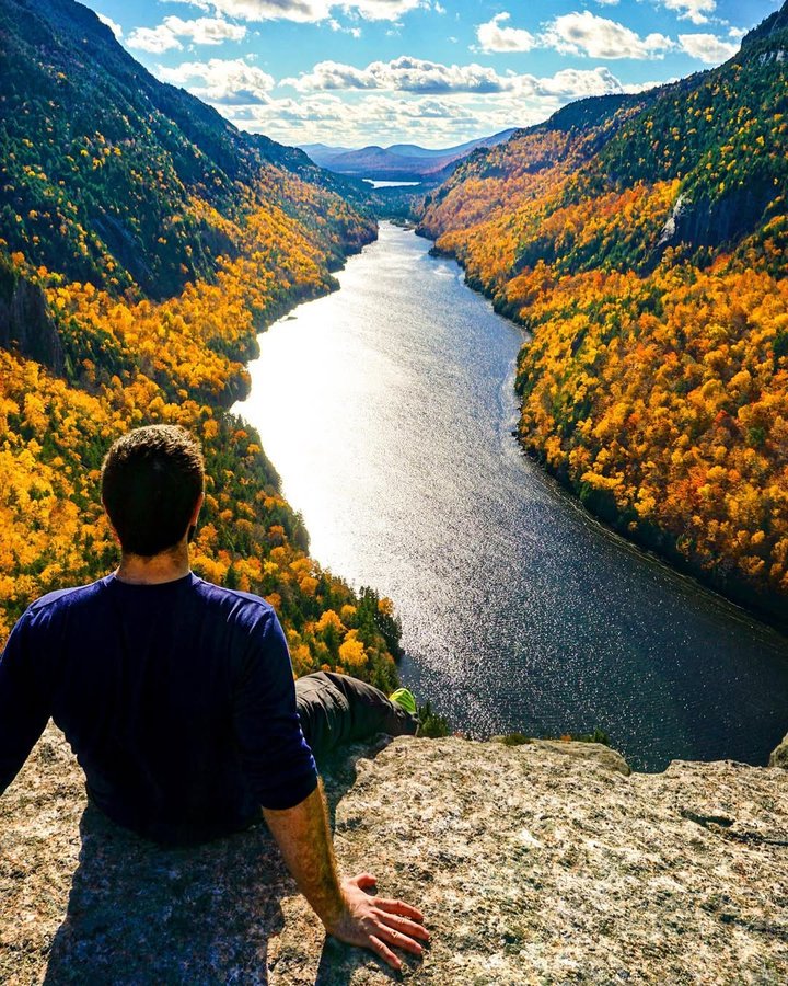 Instagram post by @lukekellytravels for Wilderness Culture. Caption reads: It’s been a good fall weekend in the....