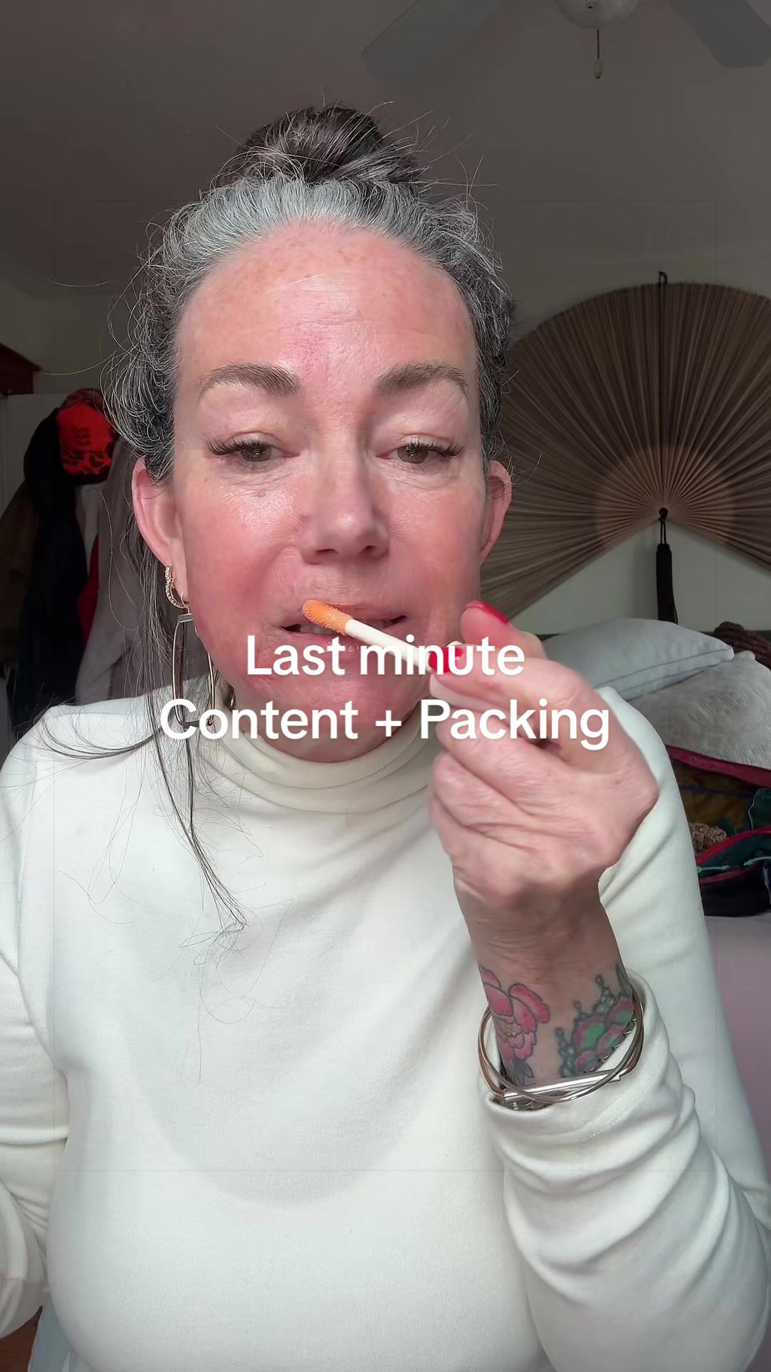 TikTok post by @aestheticaleestyles for Doll 10 Beauty. Caption reads: [...] shooting Dermaplaned my face but @Doll 10....