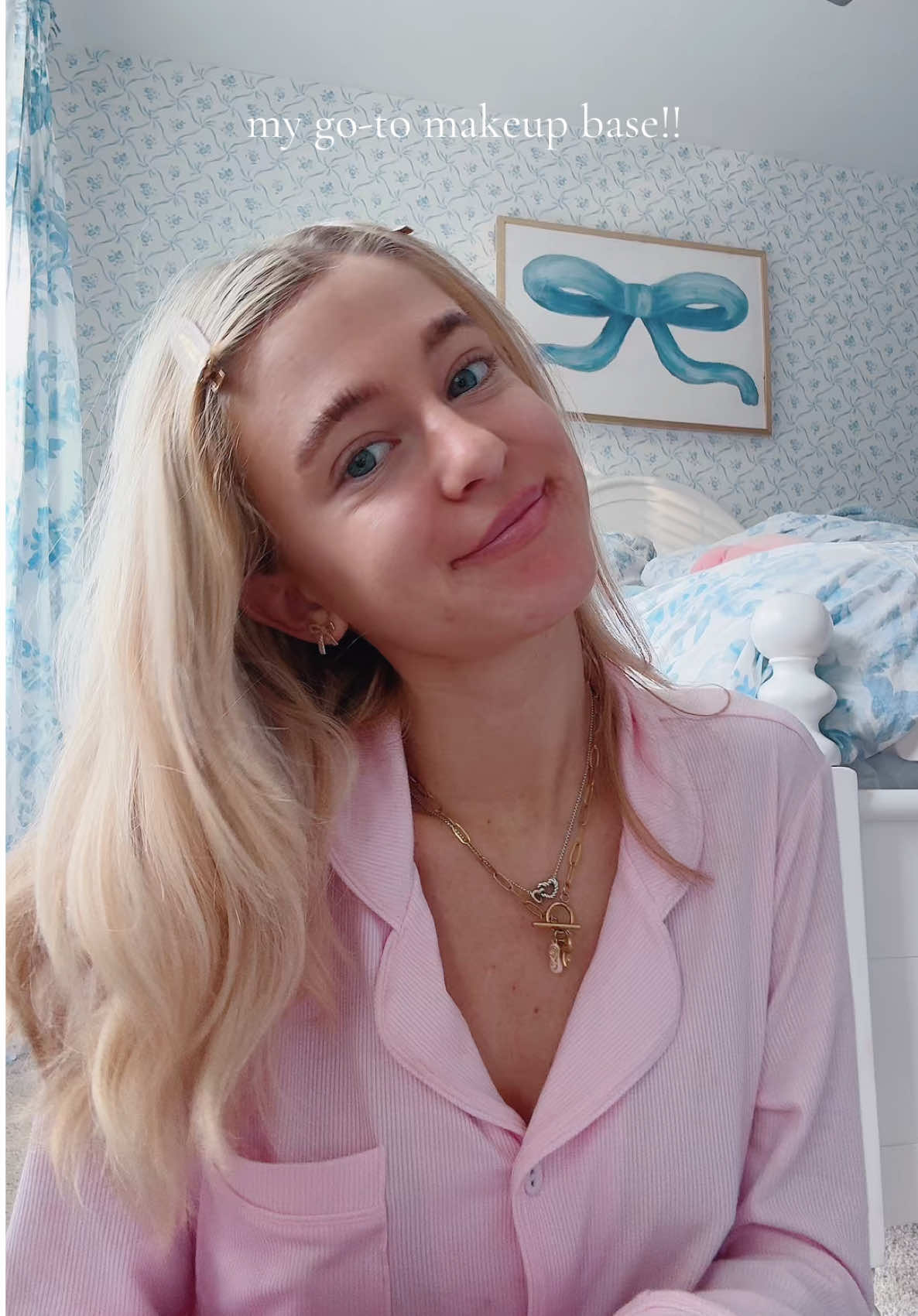 TikTok post by @keekswrld for Drunk Elephant. Caption reads: [...] the perfect base every time 🩵 @Drunk....