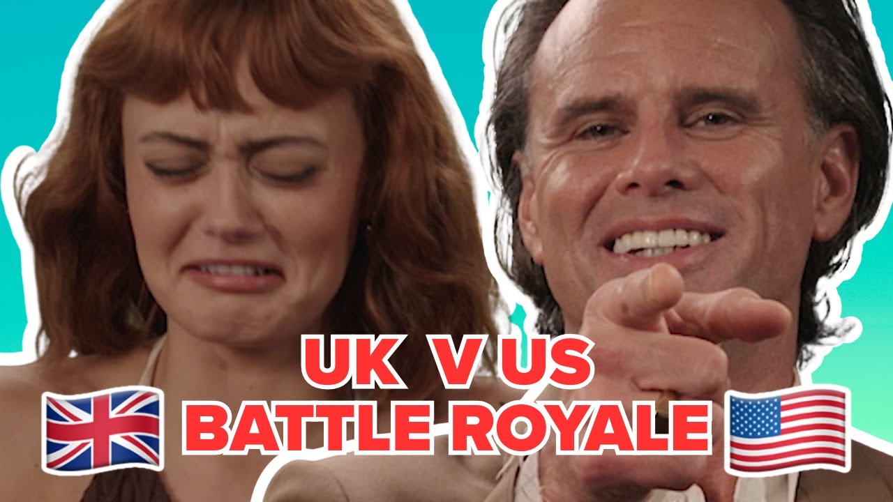 YouTube post by @BuzzFeedOz for BuzzFeed. Caption reads: "Fallout" Cast Guesses Aussie Slang.