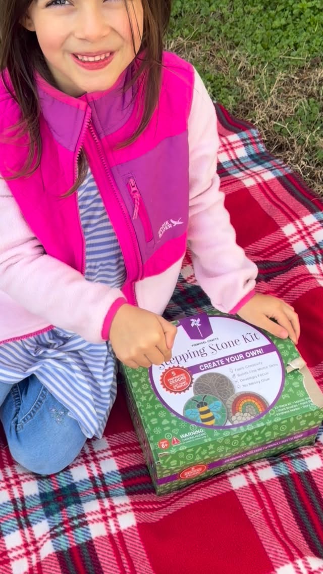 Instagram post by @autism.mom.mess for Pinwheel Crafts. Caption reads: [...] a fun keepsake. Get yours today at....