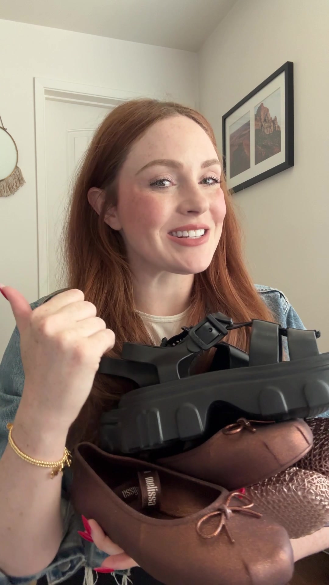 TikTok post by @xomissdanielle for Shop Melissa. Caption reads: I’ve teamed up with @Melissa USA for a super fun....