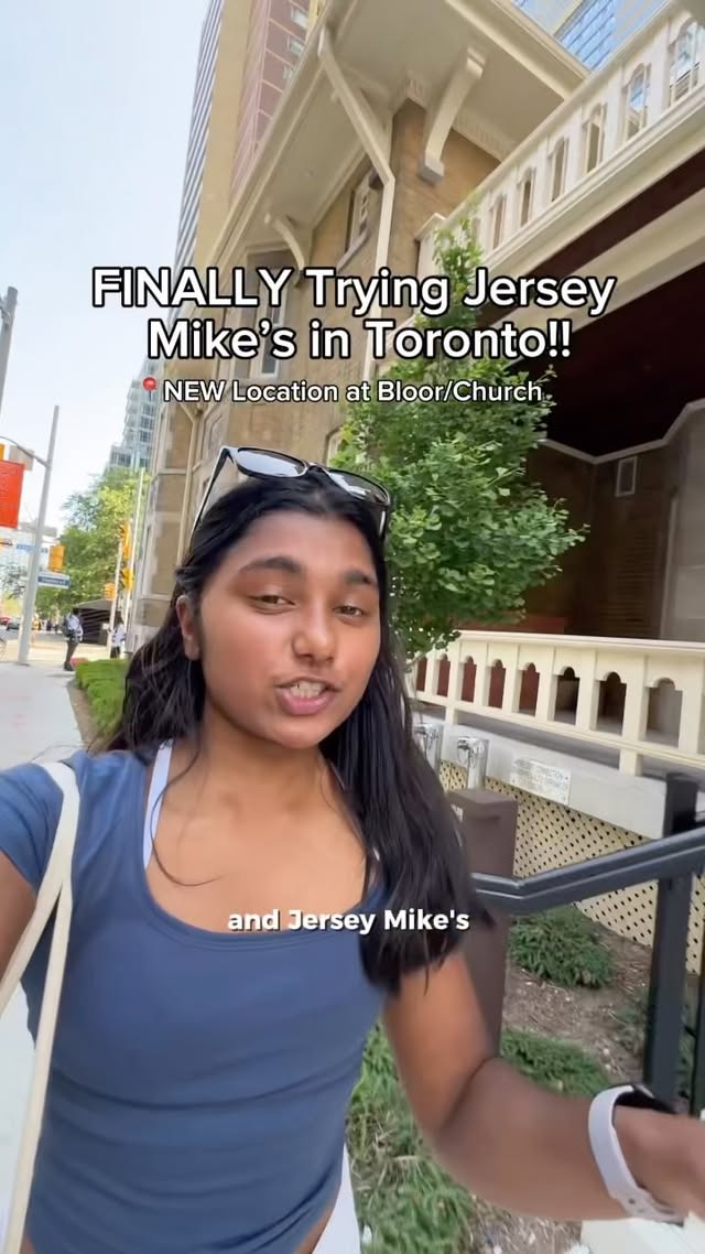 Instagram post by @alyssa.healthnut for Jersey Mike's Subs. Caption reads: This is your friendly PSA that Jersey Mike’s THIRD....