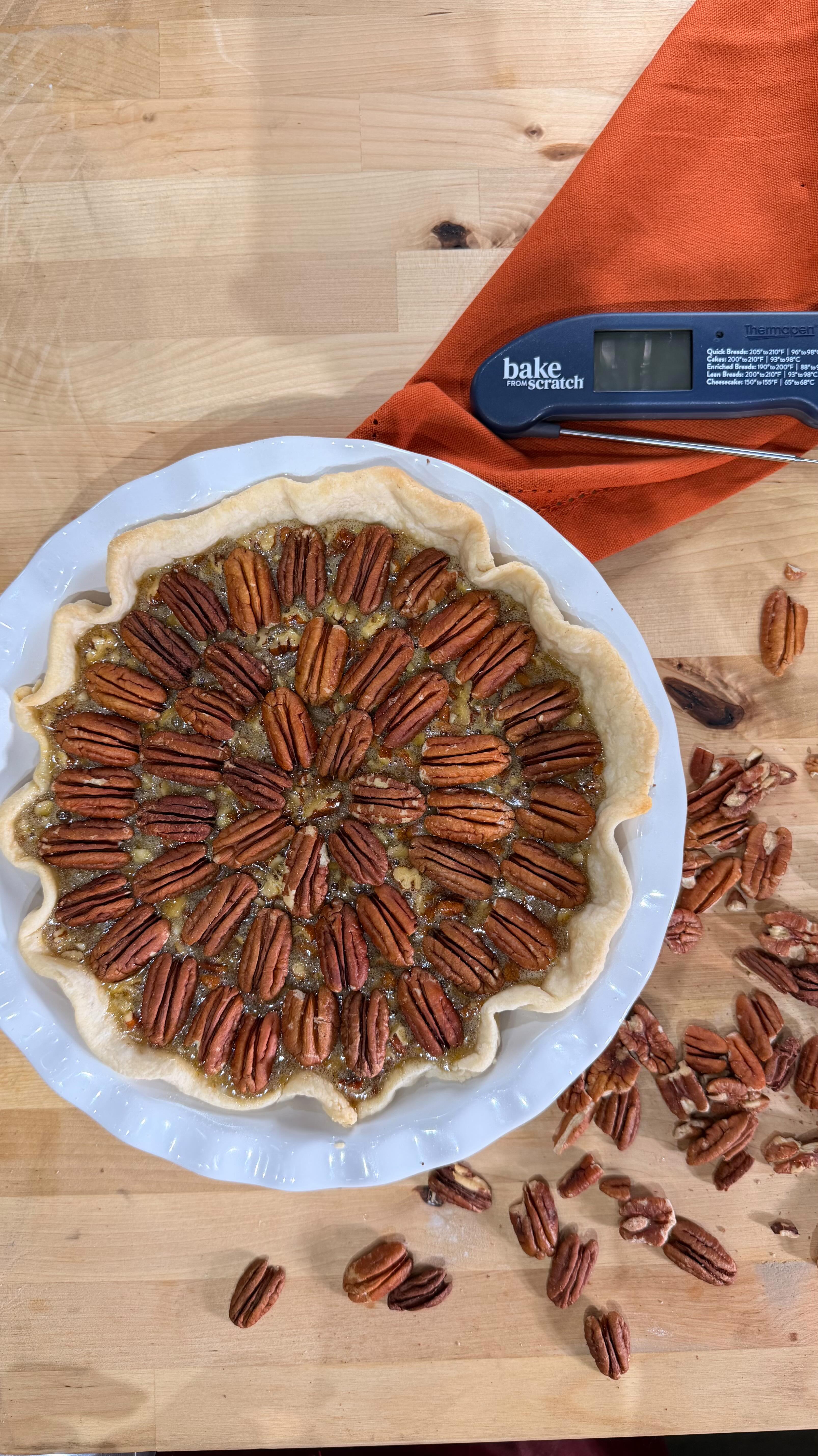 Instagram post by @brianharthoffman for Bake from Scratch. Caption reads: This limited-edition Thermapen® ONE x Bake from....