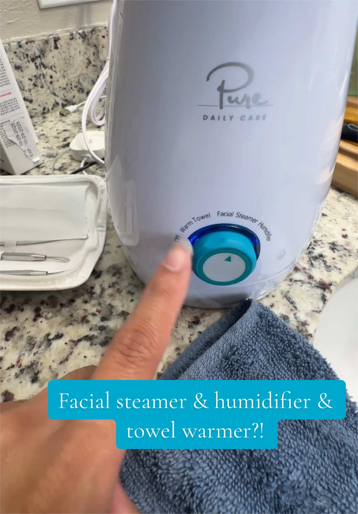 TikTok post by @beatbyrick for Pure Daily Care. Caption reads: I will be using this EVERYDAY! @Pure Daily Care....