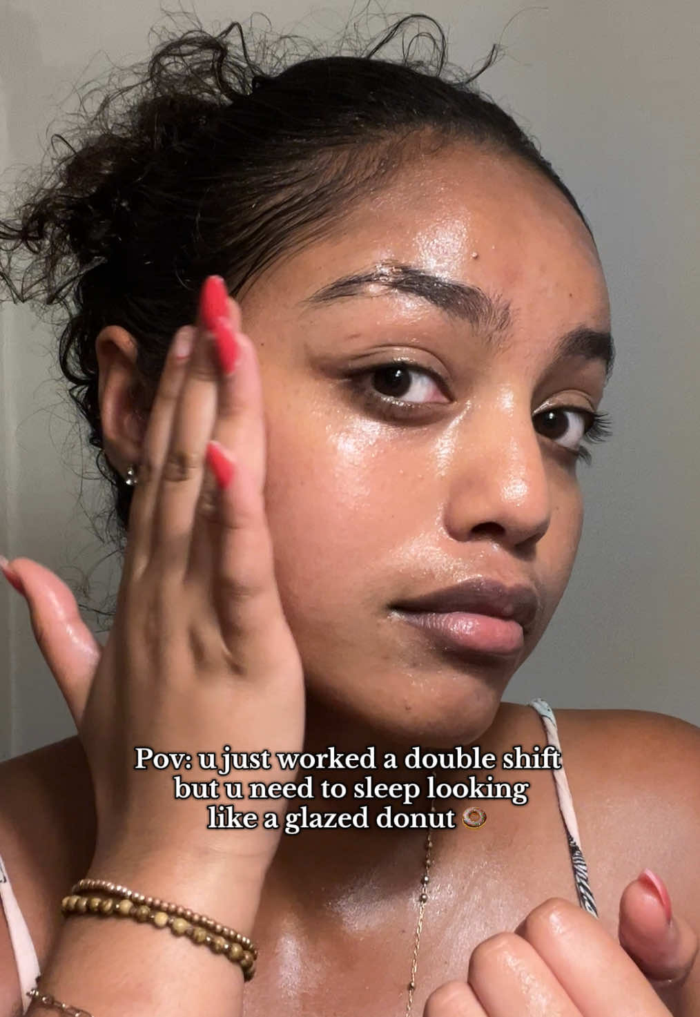 TikTok post by @marda_h_ for The Ordinary. Caption reads: 5 simple steps to hydrate your skin before bed....