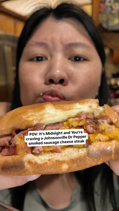Instagram post by @crouching_tiger_hidden_foodie for Johnsonville. Caption reads: [...] snatch them all up. . I've found that....