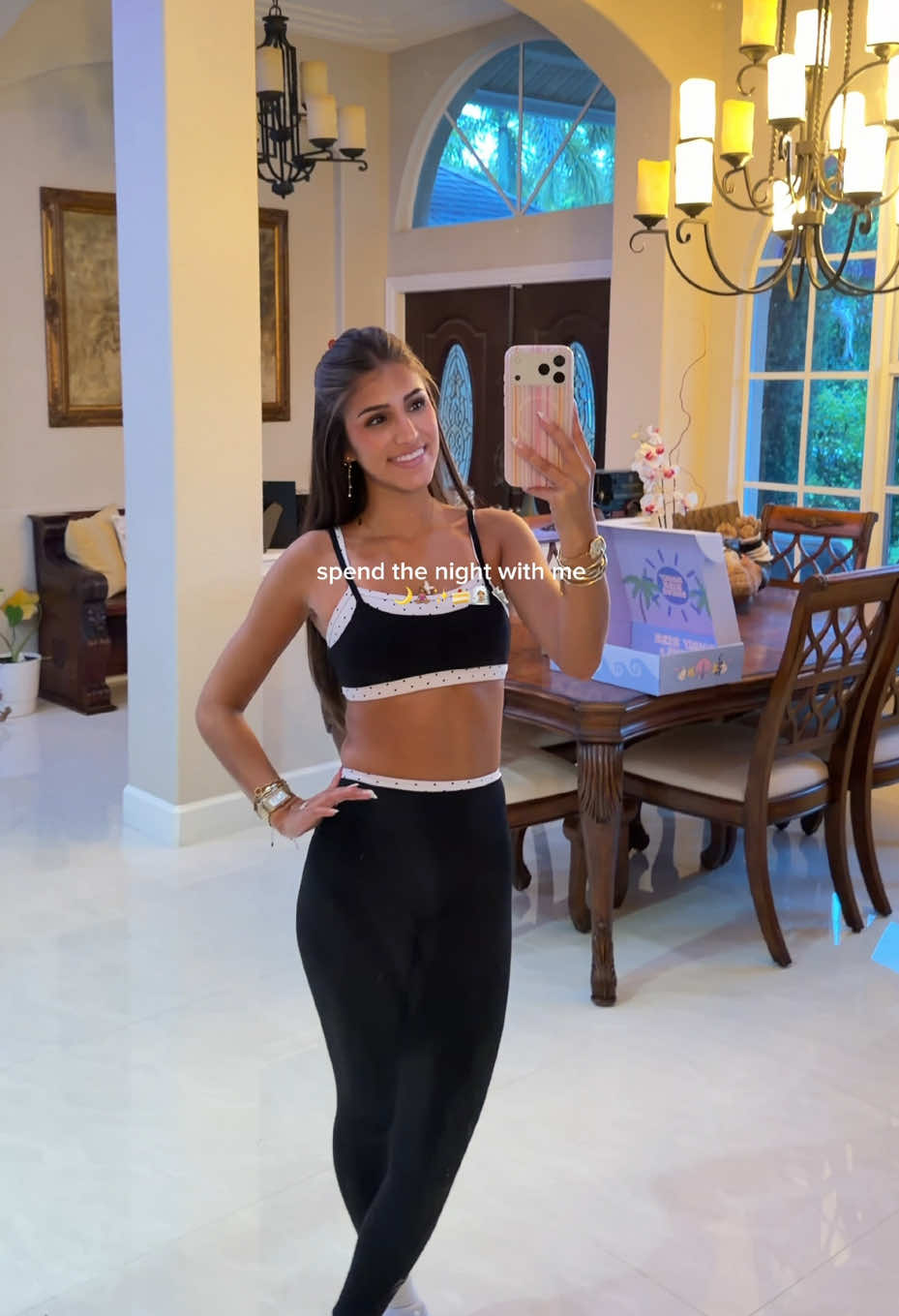 TikTok post by @victoriaalarconn for VELVET CAVIAR. Caption reads: [...] @Red Bull @HOKA @dermalogica @CeraVe @Velvet....