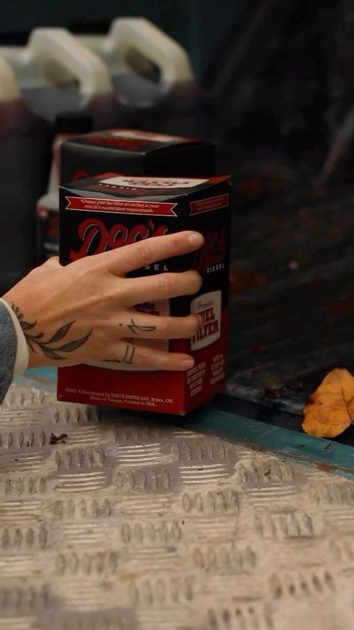 Instagram post by @thenorthernlocals for Doc's Diesel. Caption reads: We used @docsdiesel to change the oil on this....