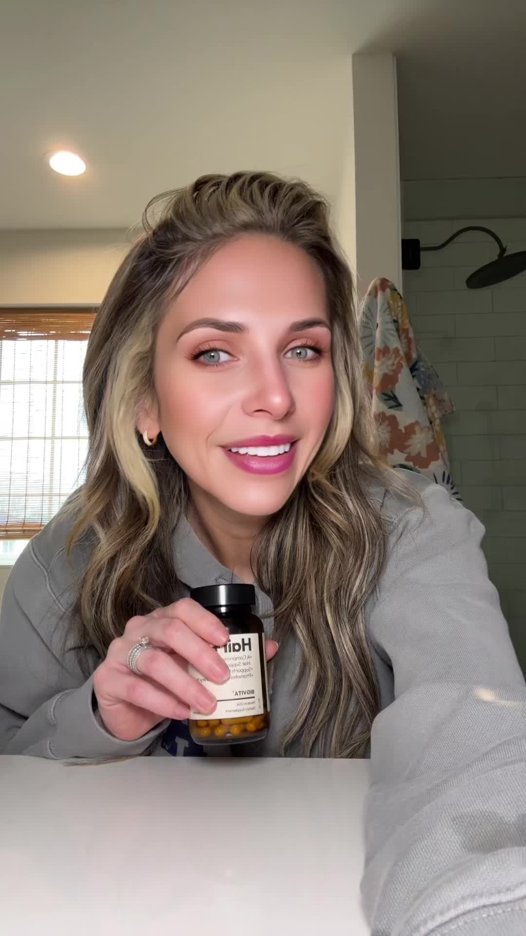 TikTok post by @jacklynnnn327 for Bigvita. Caption reads: Update on my regrowth 🥹🥹 THANK you @BIGVITA Hair....