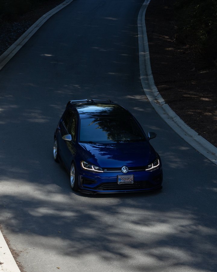 Instagram post by @mk7brothers for VWB. Caption reads: I got the blues @034motorsport sponsored build....