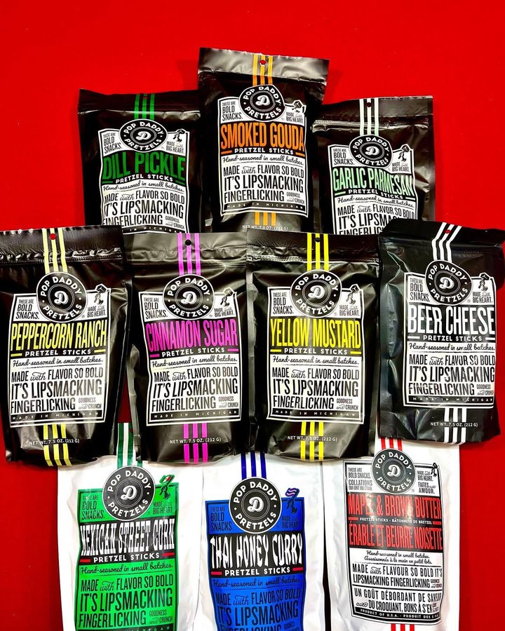 Instagram post by @thebeerandpretzelguy for Popdaddy Snacks. Caption reads: 🚨GIVEAWAY CLOSED🚨
Have you tried @popdaddysnacks....
