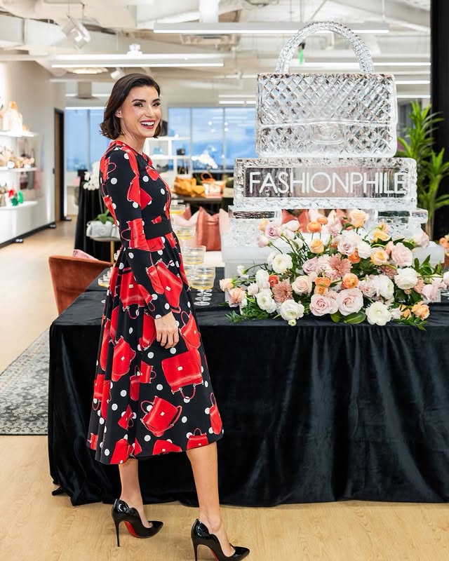 Instagram post by @bronwynnewport for FASHIONPHILE. Caption reads: I’ve been a @fashionphile girl long before they....