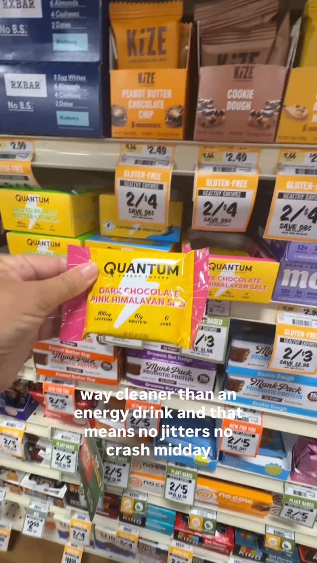 Instagram post by @oski_the_pug for Quantum Squares. Caption reads: [...] a Free one? Click on the link in....