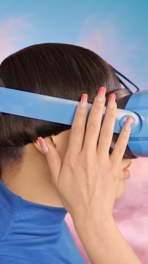 Instagram post by @atsukocomedy for Priceline. Caption reads: Come with me on the most advanced, most lifelike....