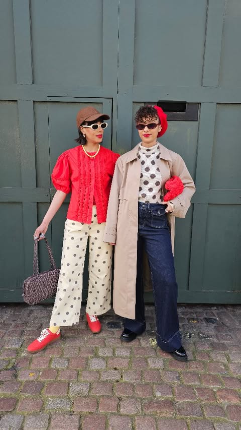 Instagram post by an influencer for Tu Clothing. Caption reads: [...] the viral polka dot jeans: @tuclothing denim....