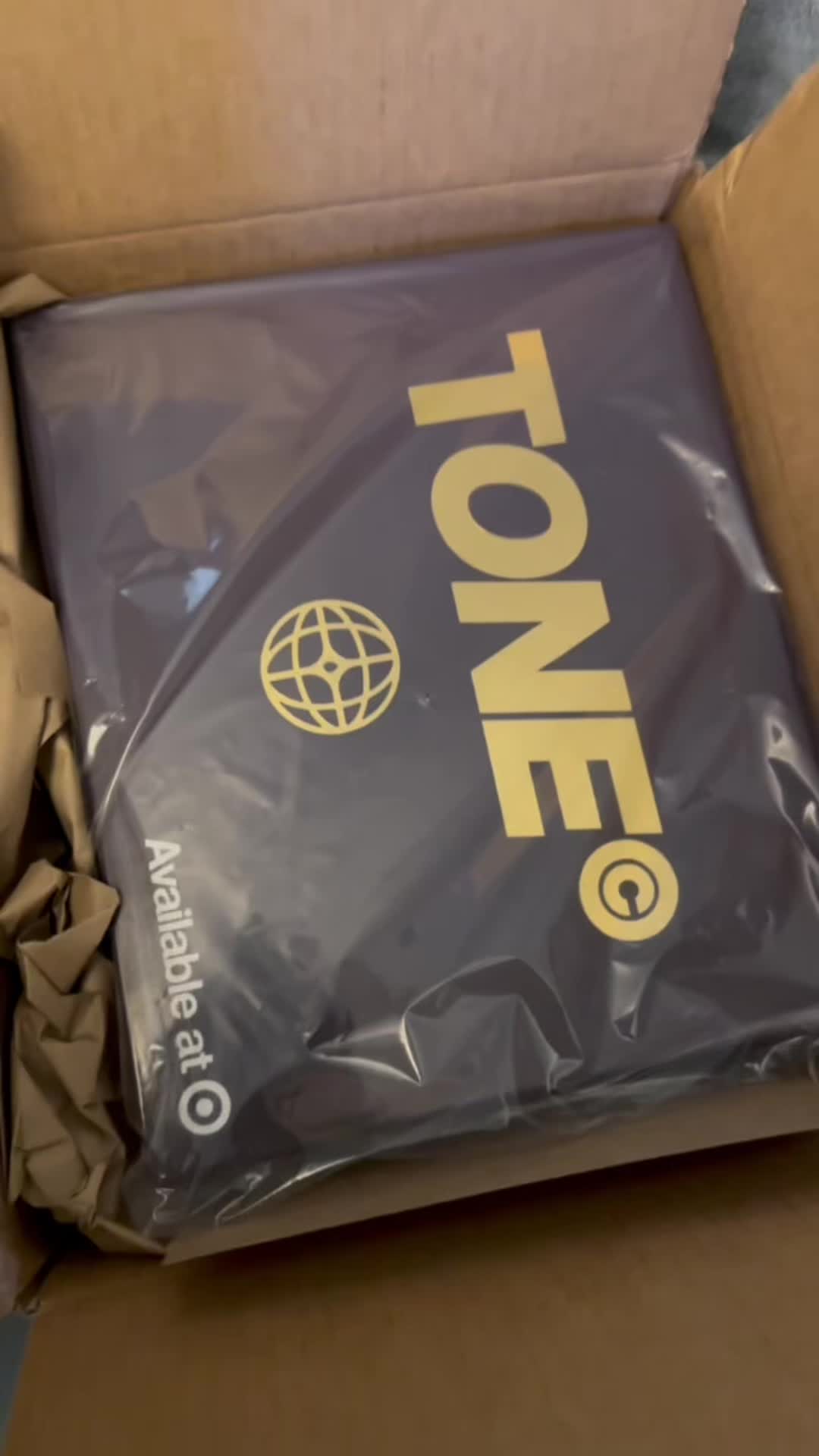 TikTok post by @gabrielodoi0 for TONE by AMP. Caption reads: @TONE EXCLUSIVE thank you🥹 #toneexclusive.