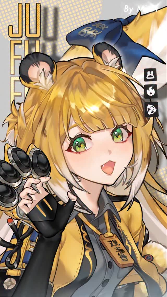 Instagram post by @miu_akatsuki for Zenless Zone Zero. Caption reads: 😸or🐯?? #zzzero #JuFufu

Another 2D animation....