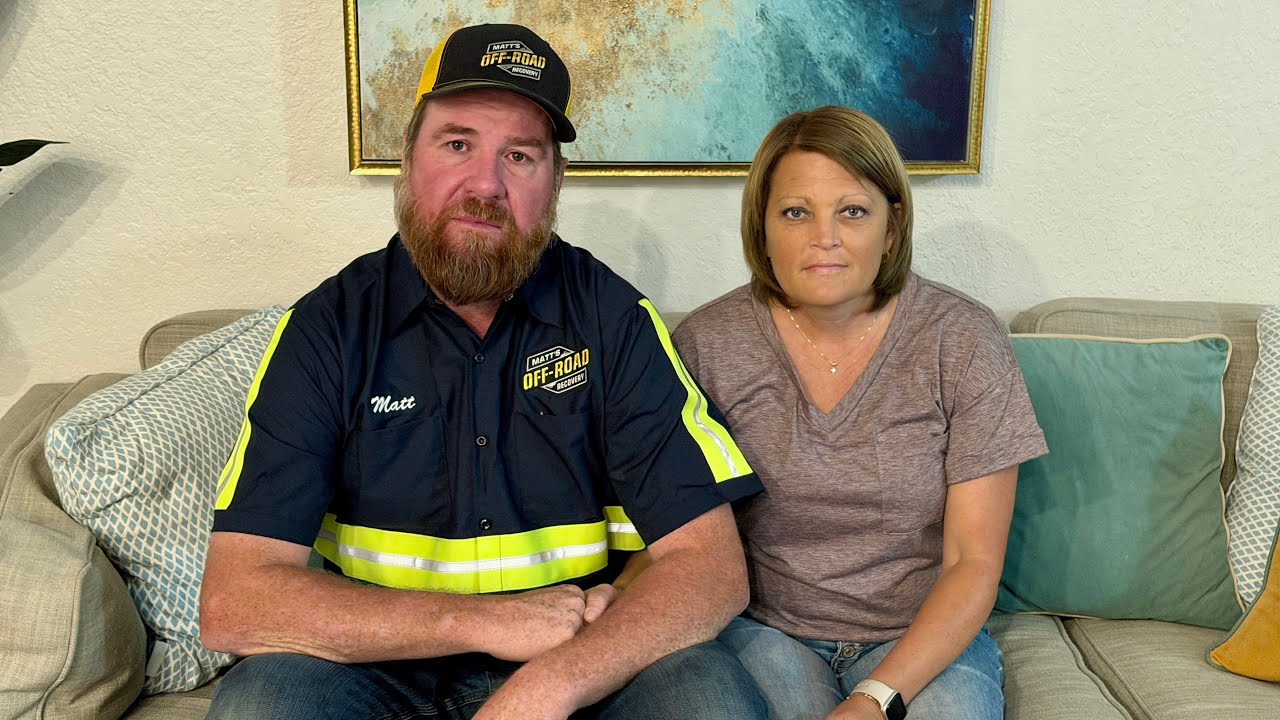 YouTube post by @MattsOffRoadRecovery for Yankum. Caption reads: This Really Hurt…I Need To Be Honest!.